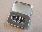 Drive Rare Promo Metal Keychain In Tin Box 2011 Movie Ryan Gosling New Condition