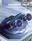 Portable Bluetooth Speaker  Ipx7 Waterproof Wireless Speakers With Black