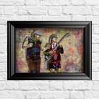 Ac dc Angus   Brian 12x18in Poster  Angus Pop Art Ac dc Art Free Shipping     