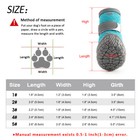 4pcs Small Medium Large Dog Shoes Boots Paw Protector Reflective Strip Anti-slip