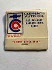 Matchbook -  Clements Auto Co  Mankato Minnesota - Chevrolet Detroit Diesel