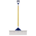 Poly Snow Pusher 30  With Reflective Tape Blade     Heavy-duty Snow Plow For Winte