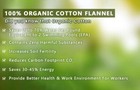 Ruvanti Double Brushed 100  Organic Cotton Flannel Sheet Set Deep Pocket Soft