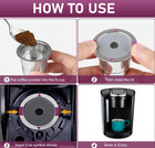 2 Pack K Cup Reusable Coffee Pods For Keurig  Stainless Steel Refillable K Cup -