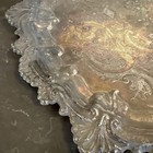 Vintage William Rogers Silver Plate    english Shell    14    Serving Platter