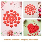300 Pcs Simulated Heart-shaped Petals Valentines Day Table Confetti Hearts