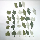 Green Leaf Die Cut Shapes Collage Junk Journals Cards Scrapbooking