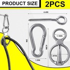 2 Sets Horse Tie Ring  Horse Tack And Supplies Horse Training Equipment Safe
