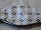 Master Mason Bow Tie Masonic Square Compass Gray Black Formal Wedding Tuxedo New