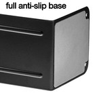 Acrimet Jumbo Premium Metal Bookends 9  Heavy Duty Black Color 1 Pair