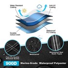 Waterproof Center Console Boat Cover 17-19ft  Heavy Duty 1300d Mari    Fast Ship