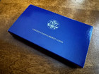 1986-s Us Liberty 2-coin Proof Set Silver Dollar   Half Ogp Coa Velvet Box