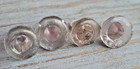 Vintage Lot Of 21 Antique Glass Bottle Stoppers Rare Pink Green Blue Clear Look