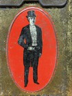 Vtg Antique Full Dress Tobacco Vertical Pocket Tin Ra Patterson Richmond Va
