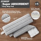 Joymoop Flat Mop Pad  Microfiber Squeeze Pads Replacement  13     