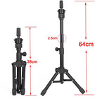 25 Inch Wig Stand Tripod  Adjustable Mannequin Head Stand  Wig Head Stand