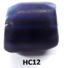 Old Dk Blue Centerpiece 6 Layer Chevron African Trade Bead Hc12  Read  Bg 33