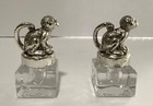 Arthur Court Monkey Cube Salt   Pepper Shaker Set New In Box