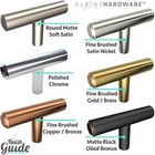 Kitchen Cabinet Bar Handle Pulls  t-bars And T-knobs 