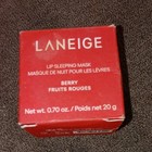 Laneige Lip Sleeping Mask Berry Hydrating Pink For Dry Lips 0 70 Oz   20 G