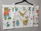 Extremely Rare Vintage Busy Town Richard Scarry Pillow Case 1970   s Alphabet