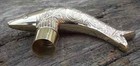 Nautical Vintage Style Designer Fish Brass Handle For Walking Stick Cane Antique
