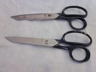 Lot Of 2 Vintage Wiss Inlaid Scissors