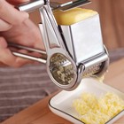 Rotary Cheese Grater Stainless Steel Manual Handheld Cheese Grater