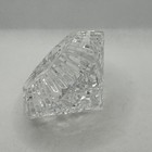 Vintage Signed Waterford Crystal Faceted Diamond Shaped Paperweight Prestine