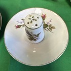 Vintage 15 Pc Miniature Moss Rose Tea Set Child   s Play Set From China Euc