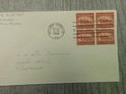 First Day Of Issue Mount Vernon Virginia Feb 1956 Vintage Stamp Envelope Cover