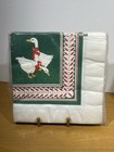 Vintage Contempo Christmas Napkins Set Of 3 Brand New
