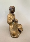Asian Deity In Bronze Or Copper  Early 20th Century
