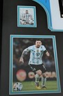 Lionel Messi Signed Framed Jersey Authenticated   Coa Argentina 