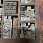 Letterpress Lead Ornamentals Circles  Stars  Percentages  Borders  Special misc