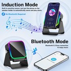 Wireless Induction Speaker 5-in-1 Bluetooth Speaker With Phone Stand stereo S   