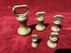 Antique Bell Weights Victorian Bronze Scale Measuring Maltese Precision Balance