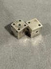 Pair Taxco Mexico Sterling Silver Dice 1 2  14g