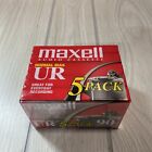 Maxell Ur-90 Audio Cassettes - 5 Pack Brand New Sealed Normal Bias
