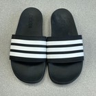 Nwot Adidas Adilette Comfort Slides Men s Size 5  Black   White