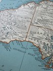 Antique 1935 Map Of Australia 11x14