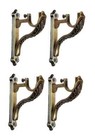 Antique  Designer Plastic Curtain Brackets holder For 1 Inch  pack Of 4 Pcs 