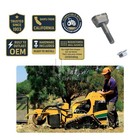 Aftermarket Stump Grinder Teeth  32 Pack   compatible Vermeer   Yellow Jacket    