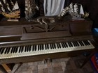Upright Piano Upright Type 88-key 2 Pedals Brown Wood Walnut Finish
