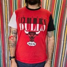 Vtg Y2k Chicago Bulls Shirt  windy City  Nba Basketball Jordan Cotton L 21 x26 
