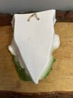 Vtg py-japan  Anthropomorphic Flower Pixie Face Wall Pocket  Excellent Cond 
