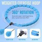 Infinity Hoop Fit Plus Size 47   Weighted Hula Hoops For Adults Weight Loss