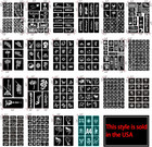 550  Pcs Temporary Tattoo Stencils With Body Painting Pen 24 Sheets Henna Tattoo