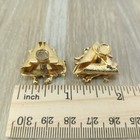 Square Dance Collar Tips Gold Tone Vintage Fashion Jewelry