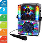 Karaoke Machine Portable Bluetooth Cd g System Black Sml625btbkd With Microphone